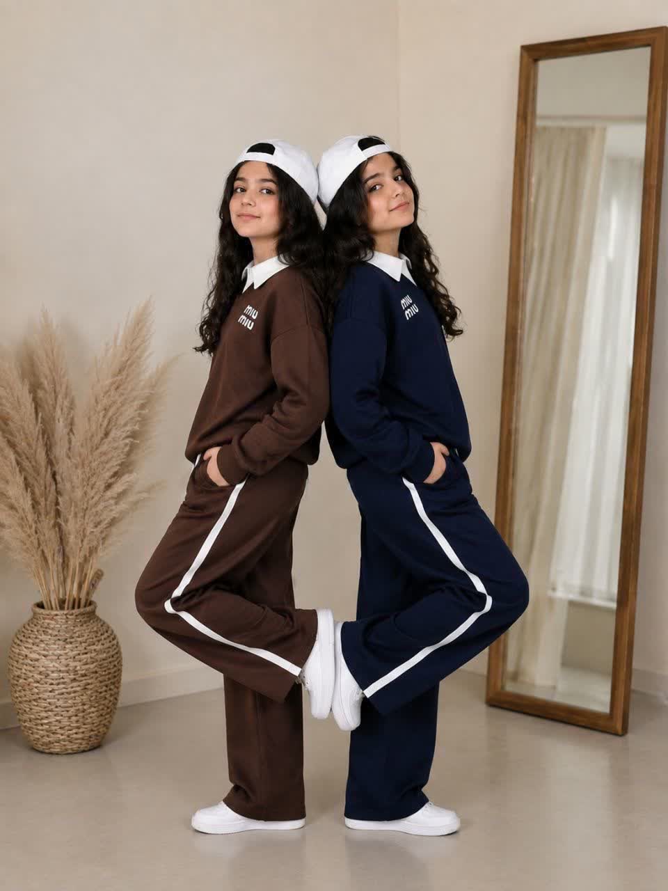 ست بلوز و شلوار بچگانه جنس دورس ۱۰۰ درصد نخ پنبه سایز ۵۵ تا ۷۰