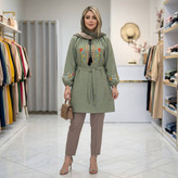 شومیز گلدوزی مارال شانتون فری سایز تا ۴۸