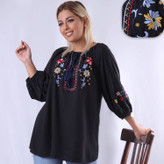 شومیز گلدوزی مارال شانتون فری سایز تا ۴۸