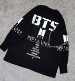 بلوز فینگردار BTS نخ پنبه فری سایز تا ۵۲