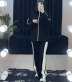 ست بافت بغل خط دار فری سایز تا ۵۰